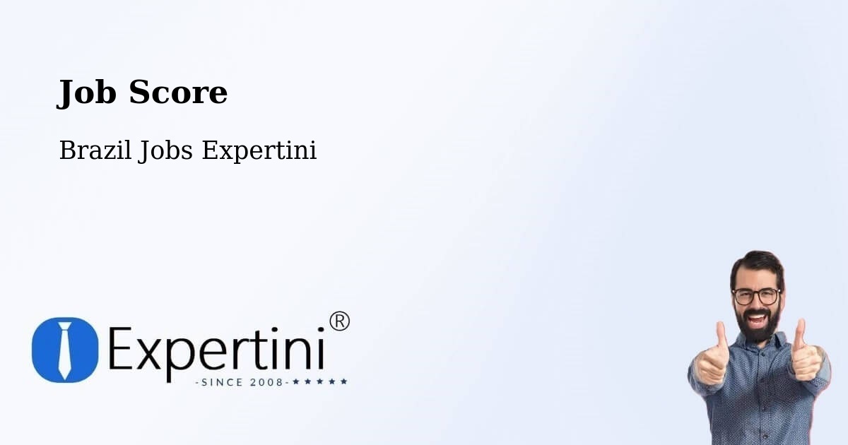 Job Score & Job Description Score Tool – Cosmópolis - Brazil Jobs Expertini